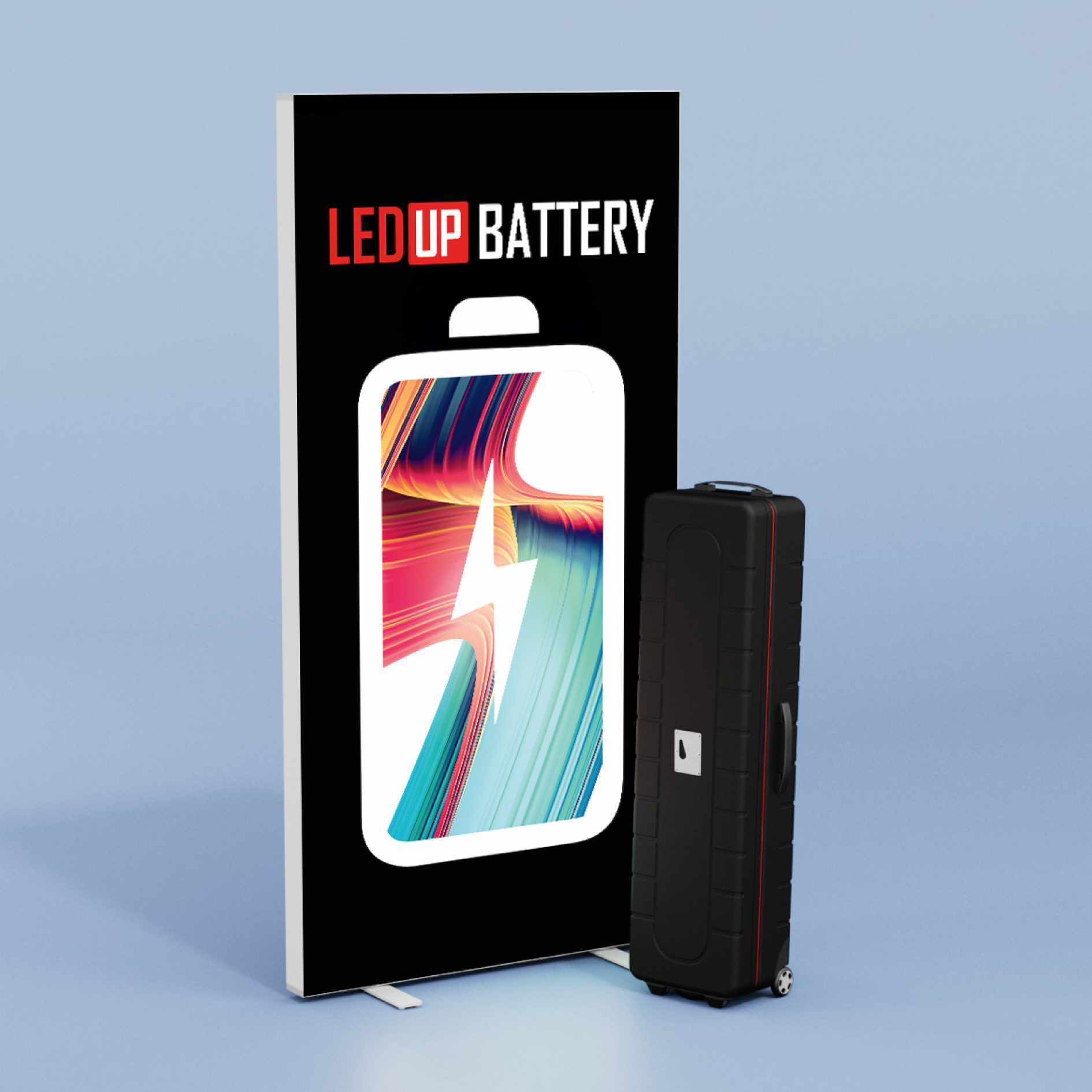 LEDUP BATTERY | Mobiles LED-Leuchtdisplay