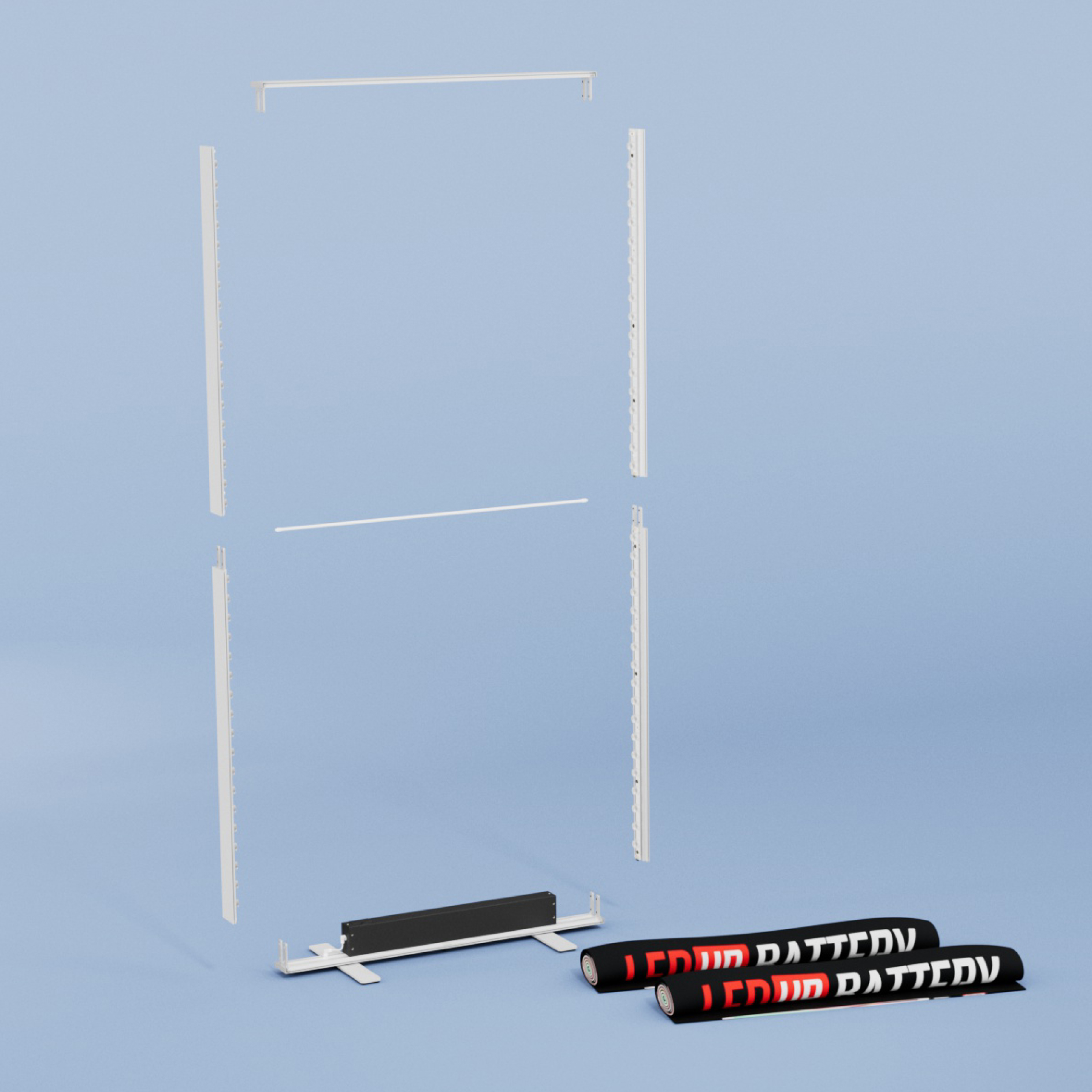 LEDUP BATTERY | Mobiles LED-Leuchtdisplay