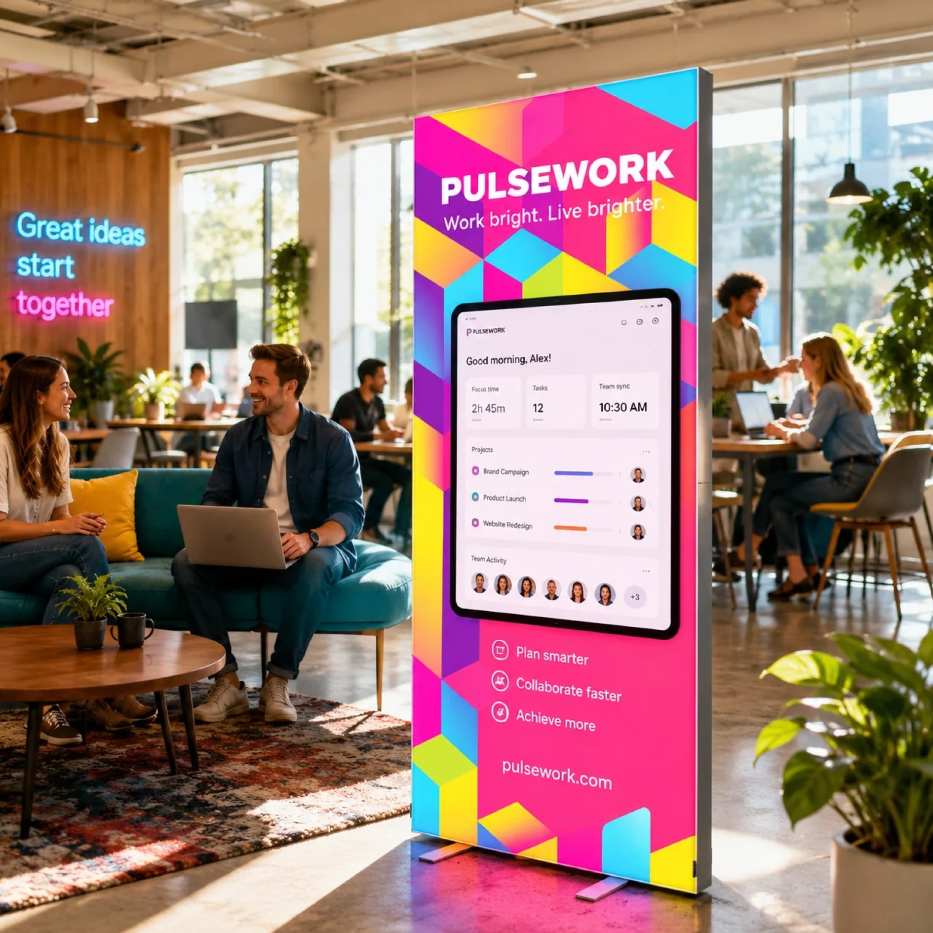 PIXLIP POP | Mobiles LED-Leuchtdisplay