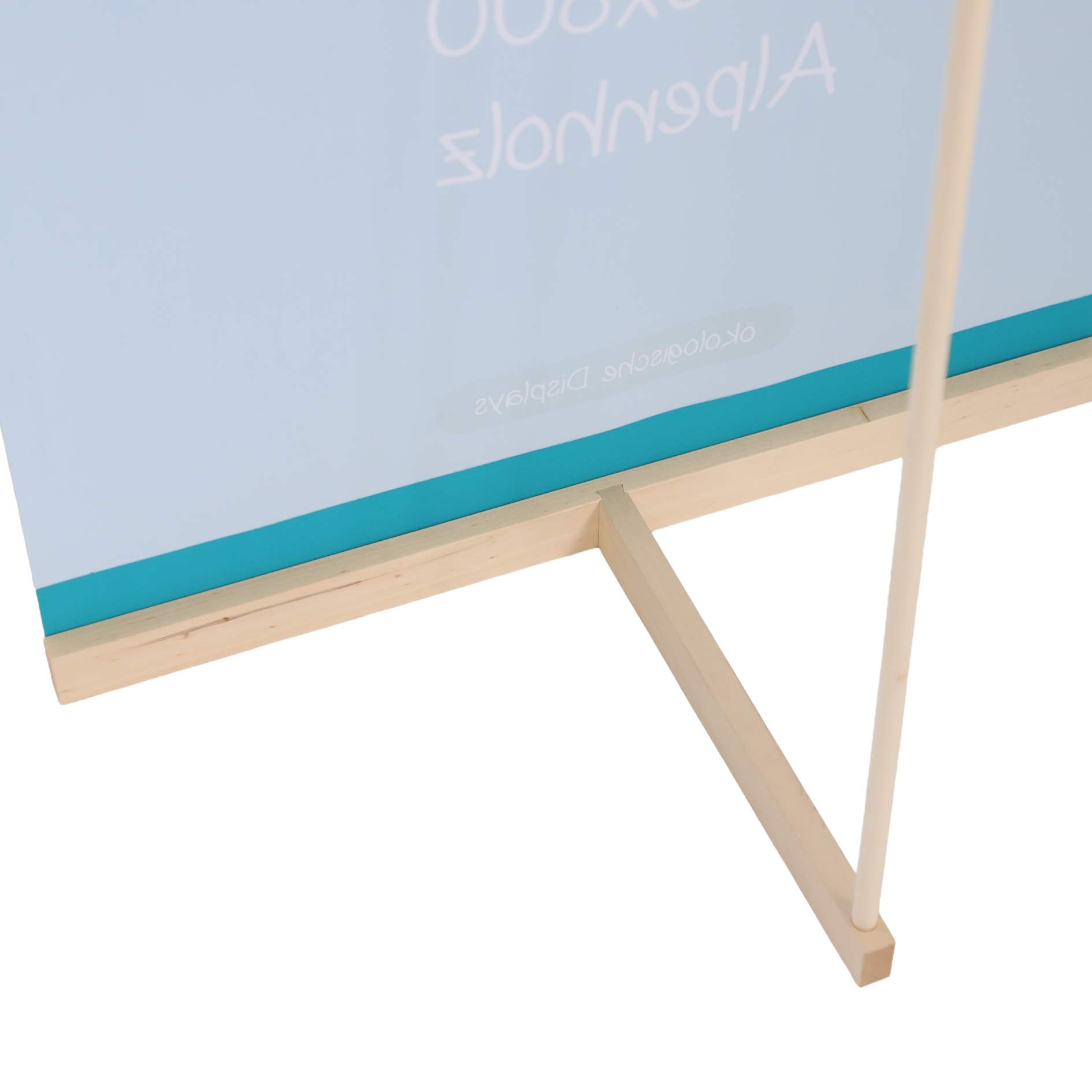 WoodStand L-Display aus Vollholz