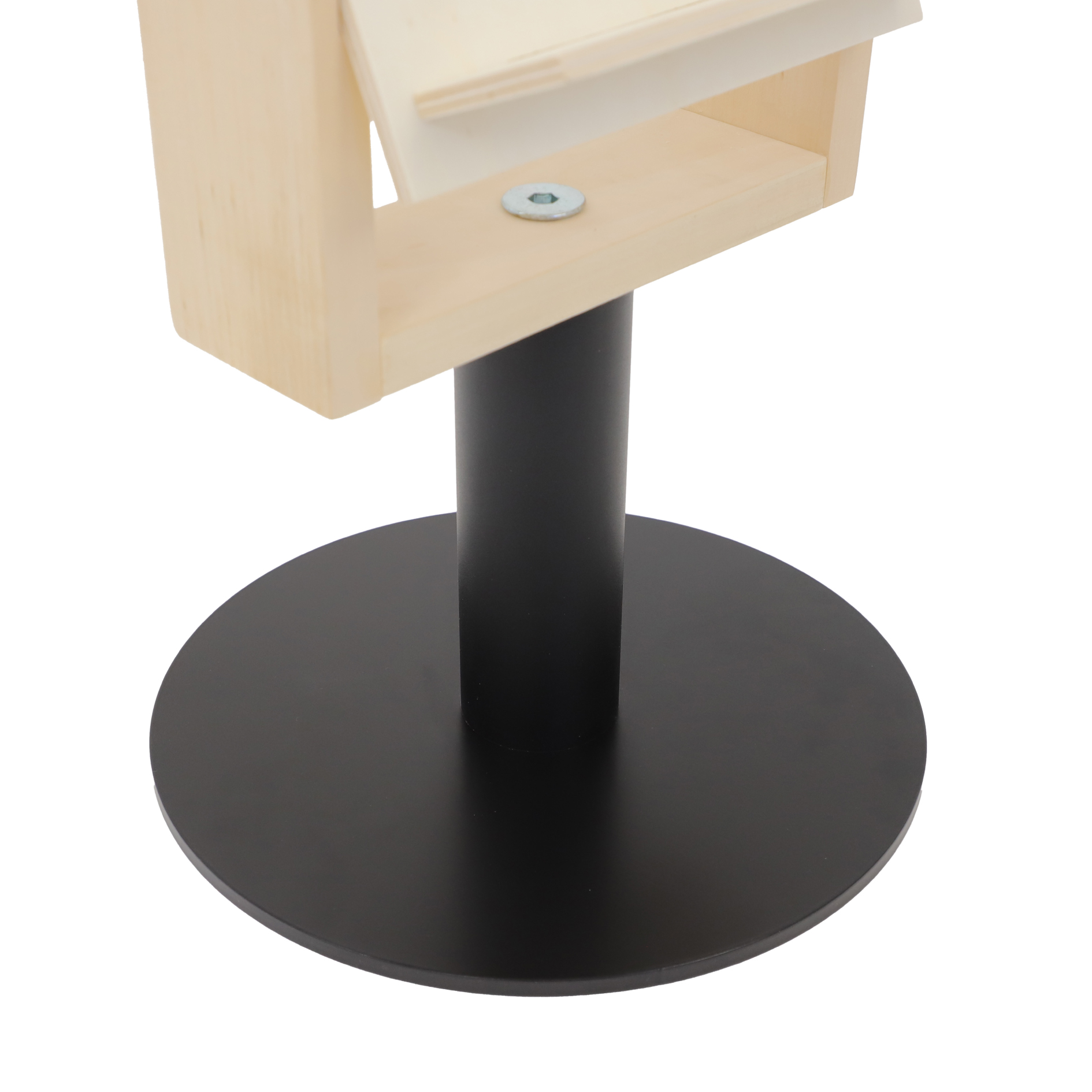 Prospektständer Compact Wood Black