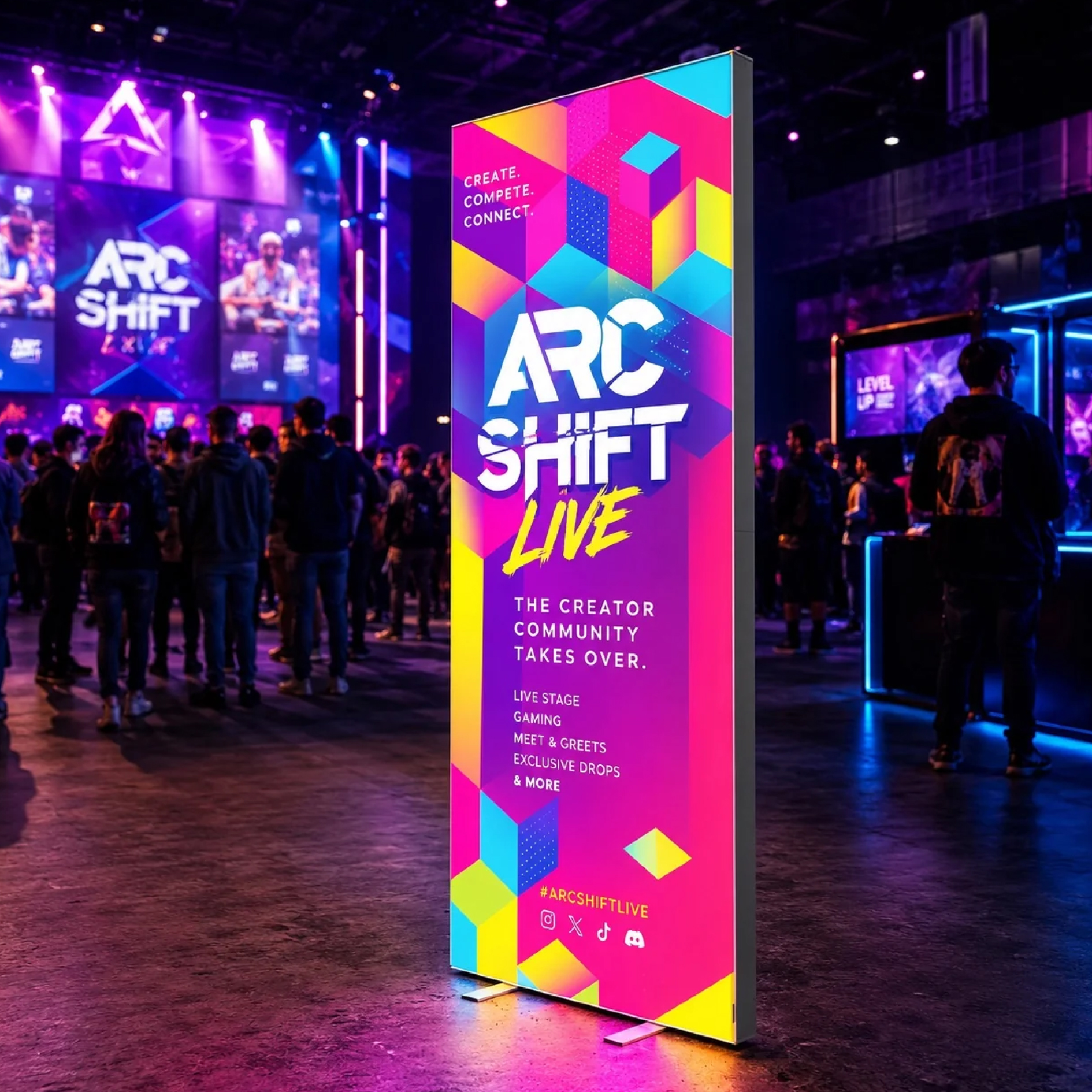 PIXLIP POP | Mobiles LED-Leuchtdisplay