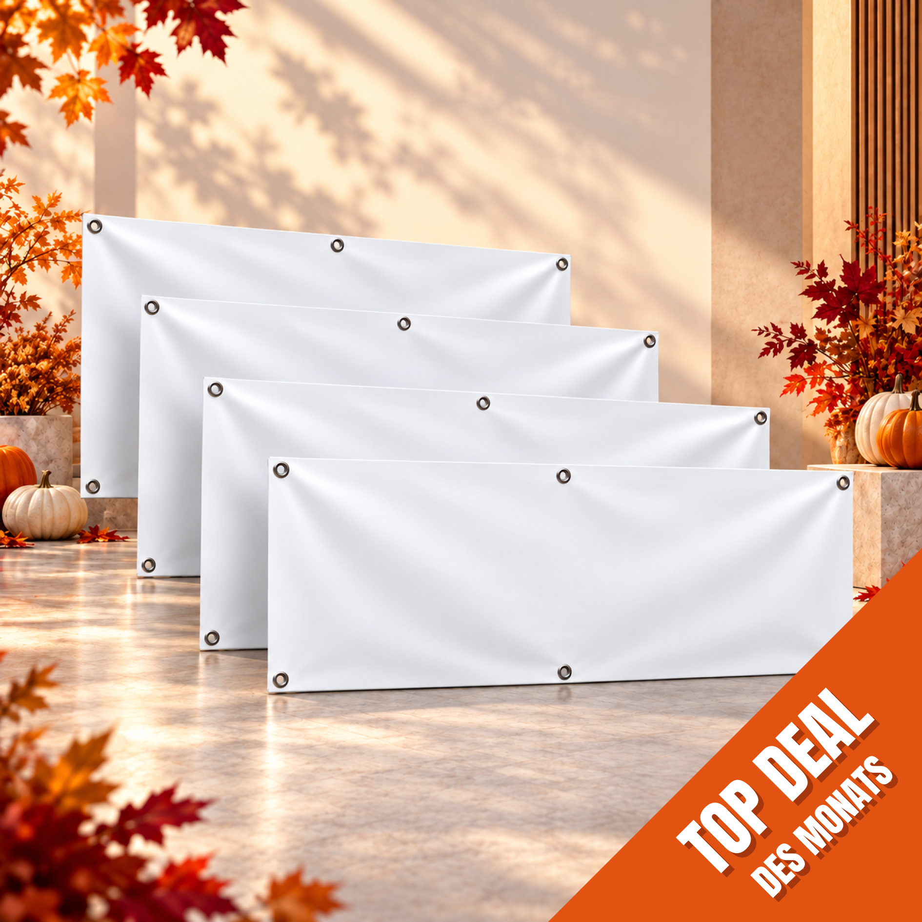 DEAL | 4 PVC-Banner 200x100cm