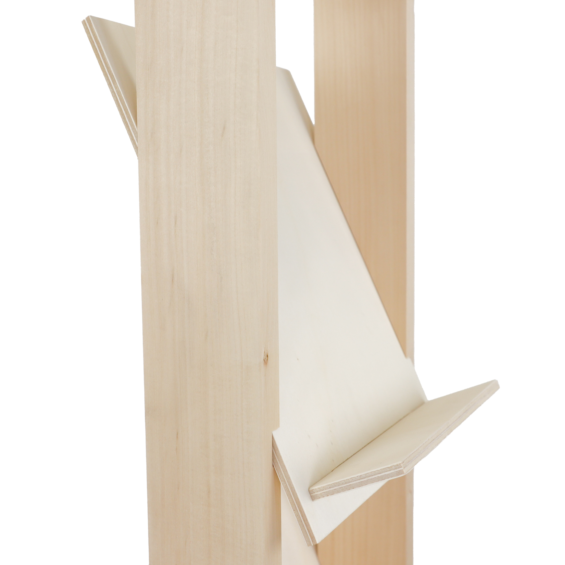 Prospektständer Compact Wood Black